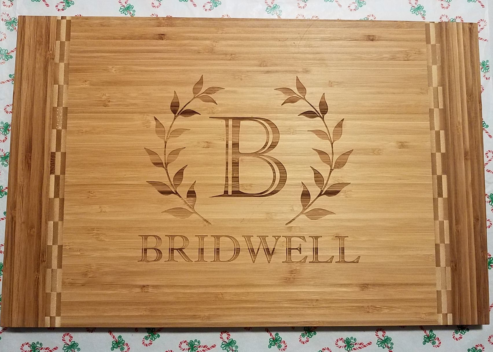 Etched cutting board